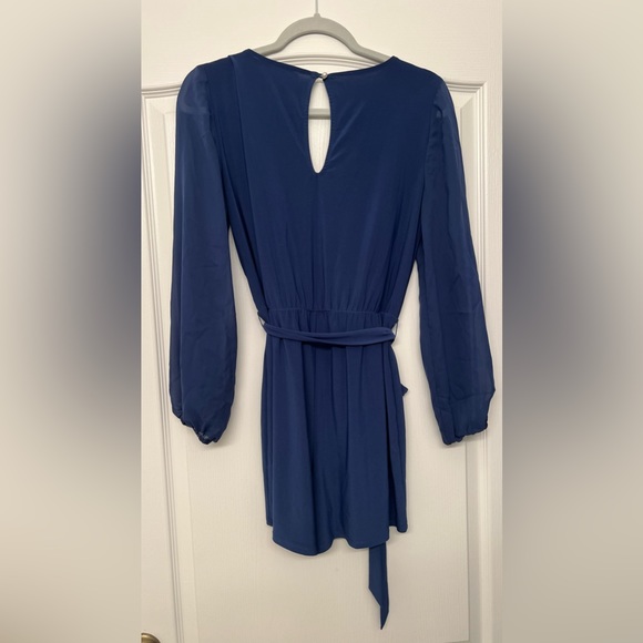 White House Black Market - Blue Romper - Picture 2 of 4